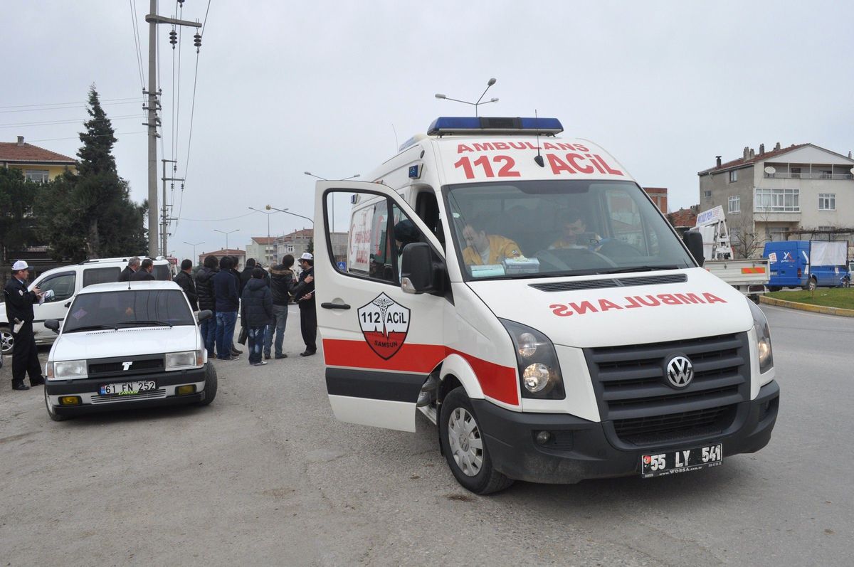 Bafra\'da Kaza: 1 Yaralı