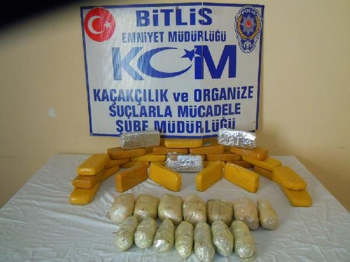 Bitlis\'te Uyuşturucu Operasyonu