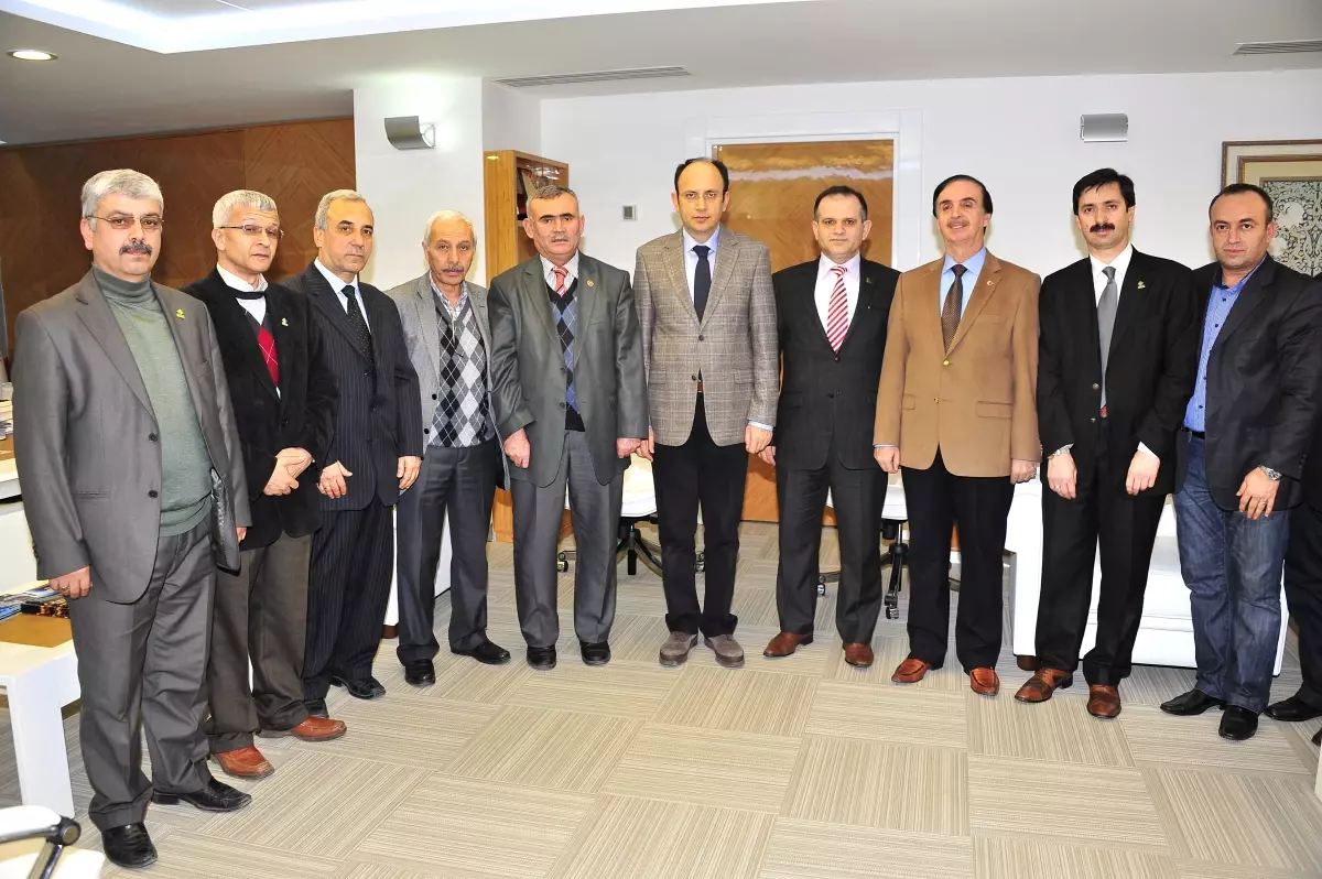 Dağ-Der'in Yeni Yönetiminden Başkan Keskin'e Ziyaret