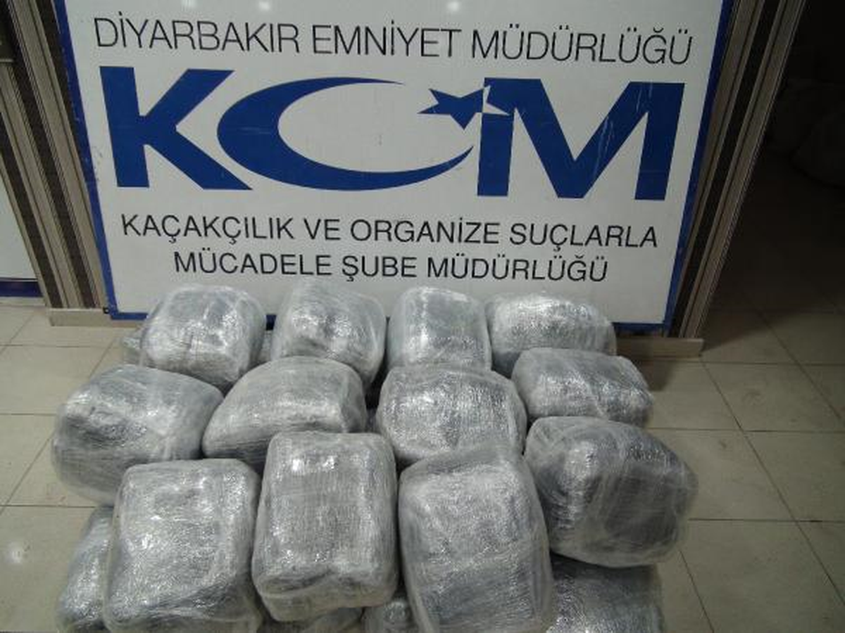 Diyarbakır\'da 514 Kilo Esrar Ele Geçirildi