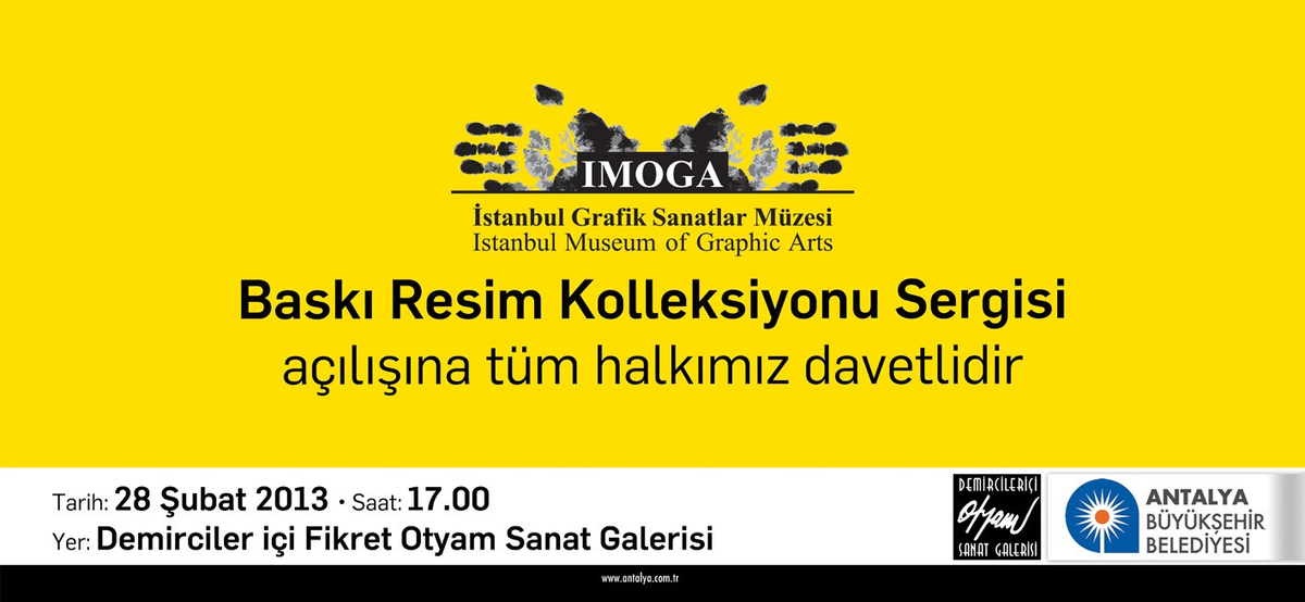 Fikret Otyam Sanat Galerisi\'nde Baskı Resim Koleksiyonu Sergisi