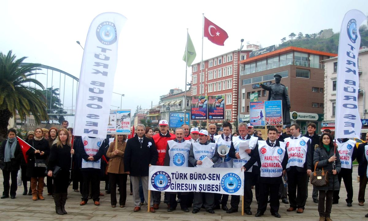 Giresun\'da İş Bırakma Eylemi