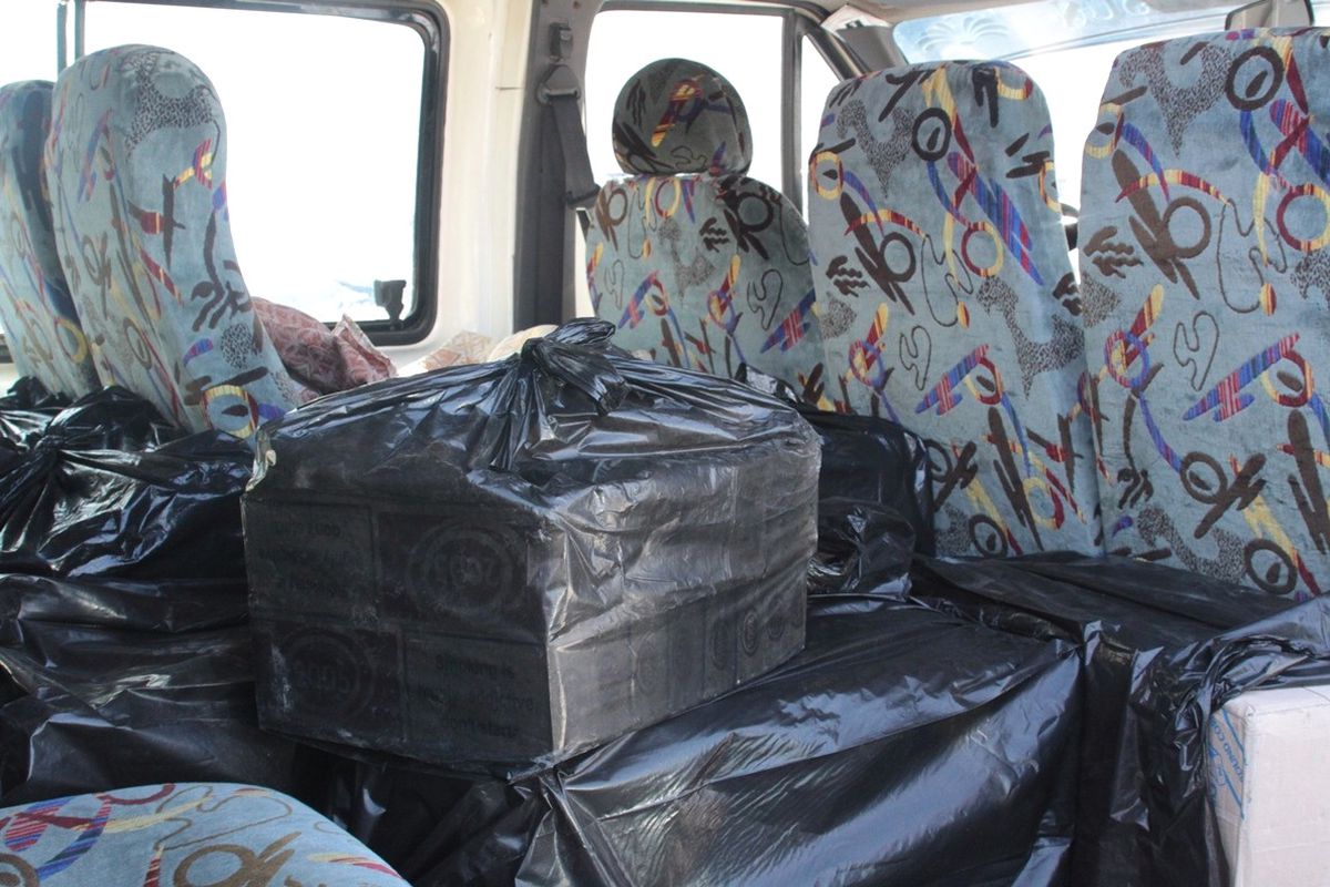 Kars\'ta 13 Bin Paket Kaçak Sigara Ele Geçirlidi