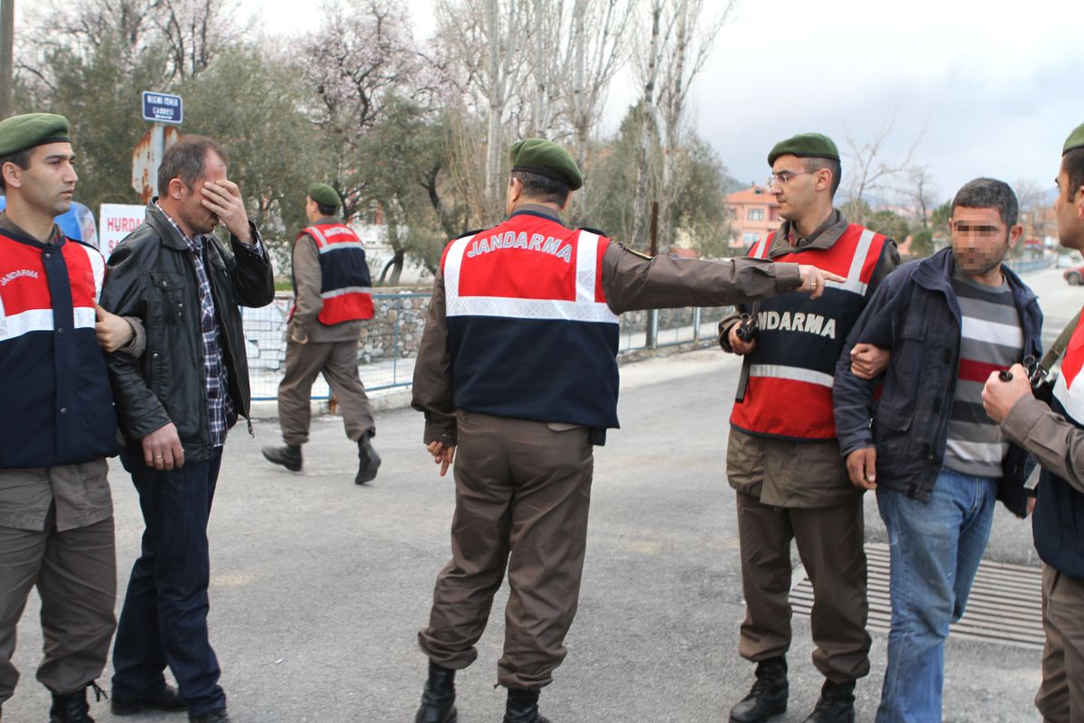 Mazot Hırsızları Jandarmadan Kaçamadı