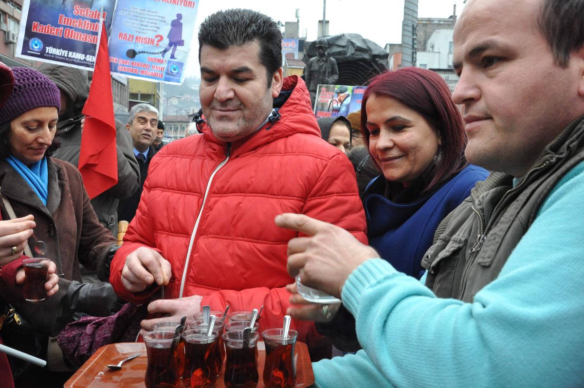 Simitli ve Çaylı İş Bırakma Eylemi