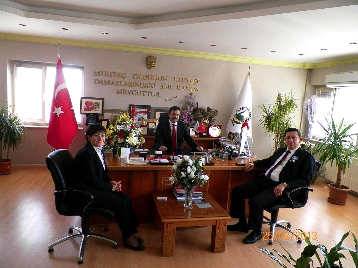 Vergi Dairesi Müdürü, Uzunkaya\'yı Ziyaret Etti