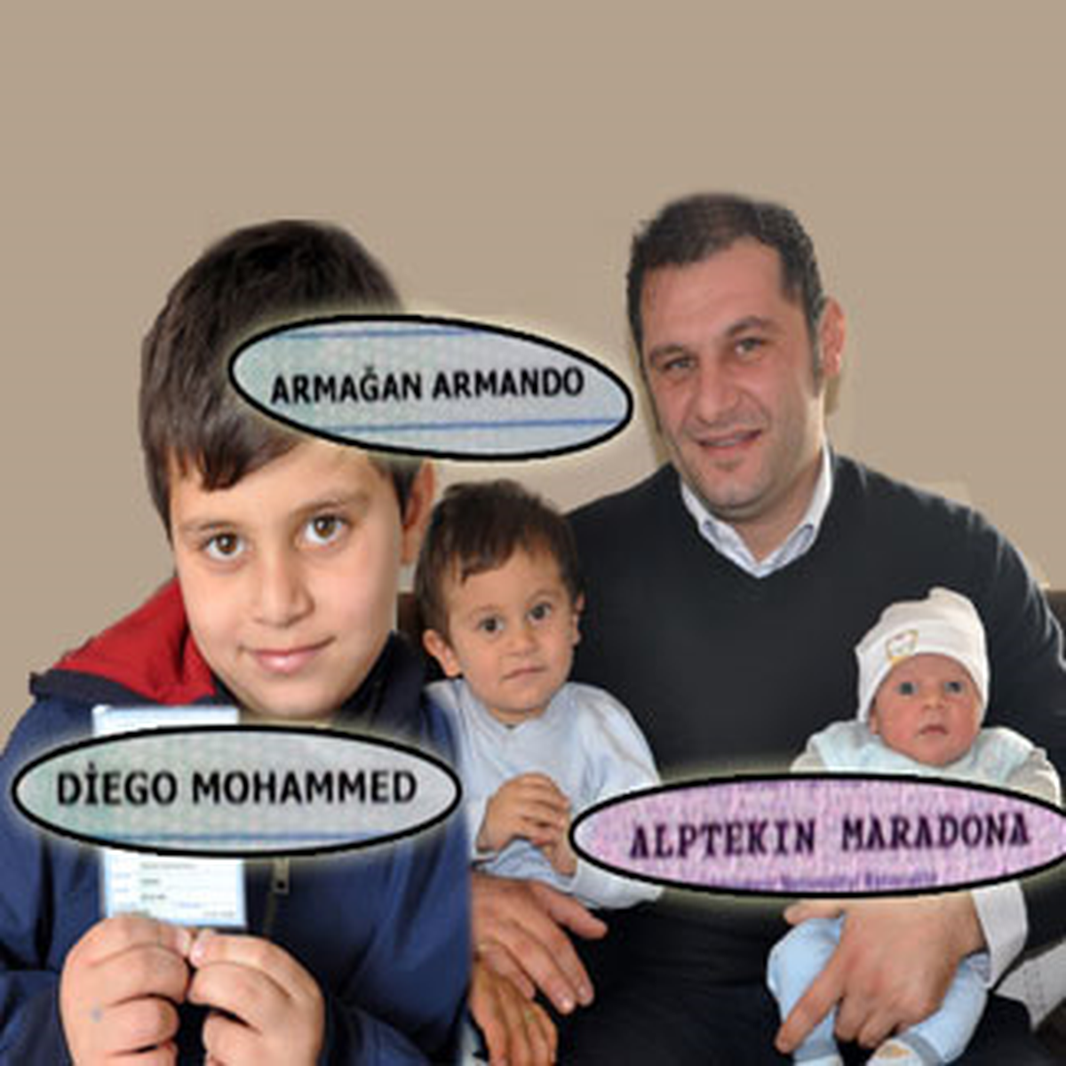 "Diego, Armando, Maradona" Kardeşler...