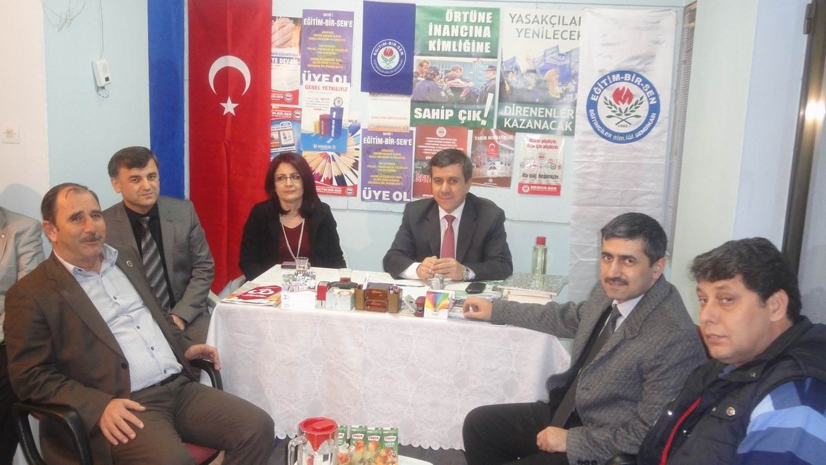 Edremit Ak Parti, Eğitim Bir- Sen\'i Ziyaret Etti
