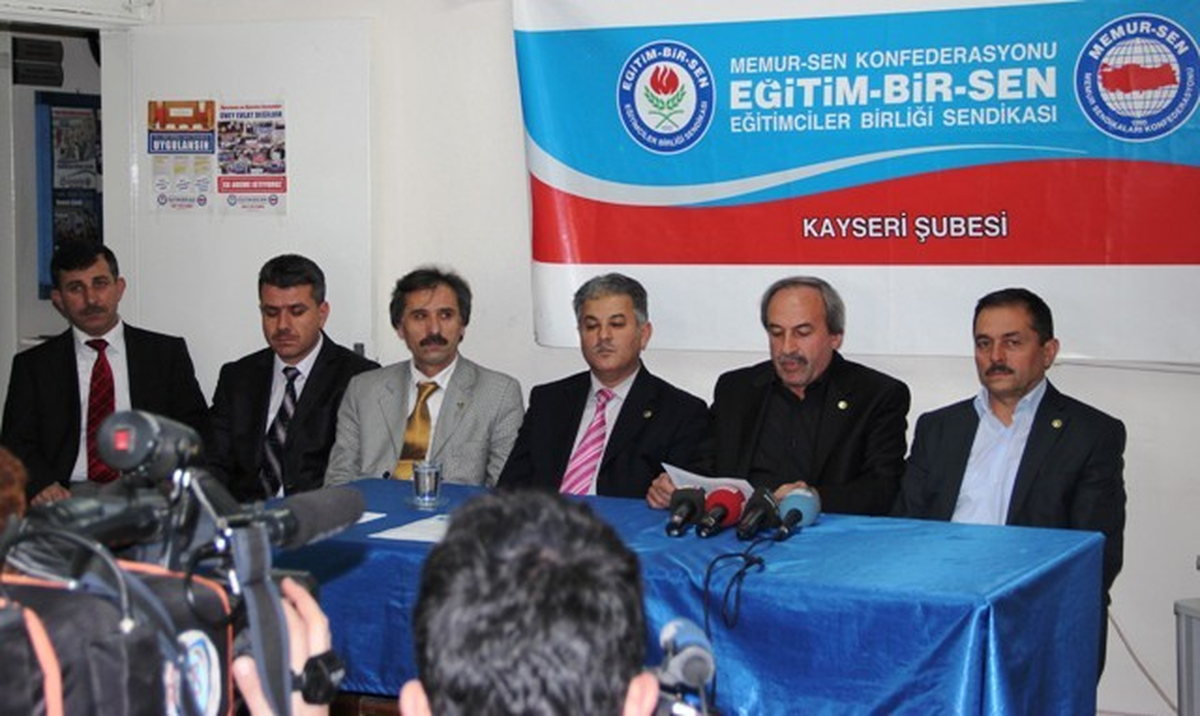 Eğitim-Bir-Sen Kayseri Şube Başkanı Aydın Kalkan Açıklaması