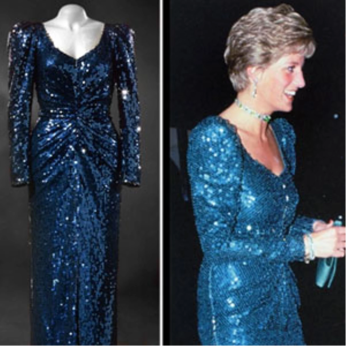 Prenses Diana\'nın Gece Elbiseleri Açık Artırmada Satılacak