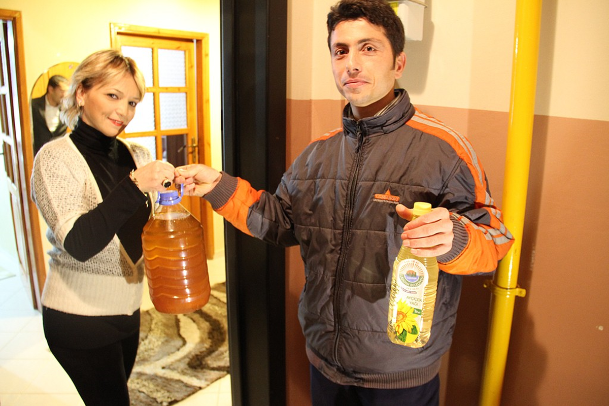 5 Lt Atık Yağa 1 Lt Bitkisel Yağ