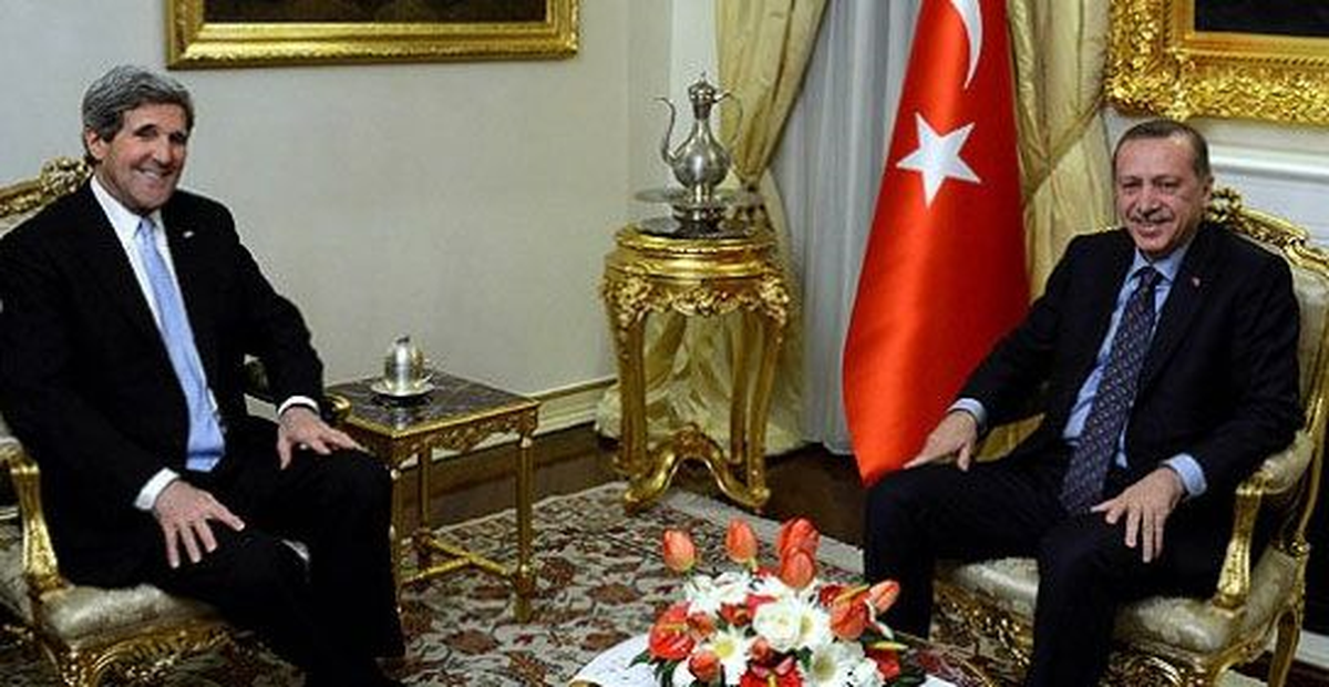 Başbakan Erdoğan Kerry\'yi Kabul Etti