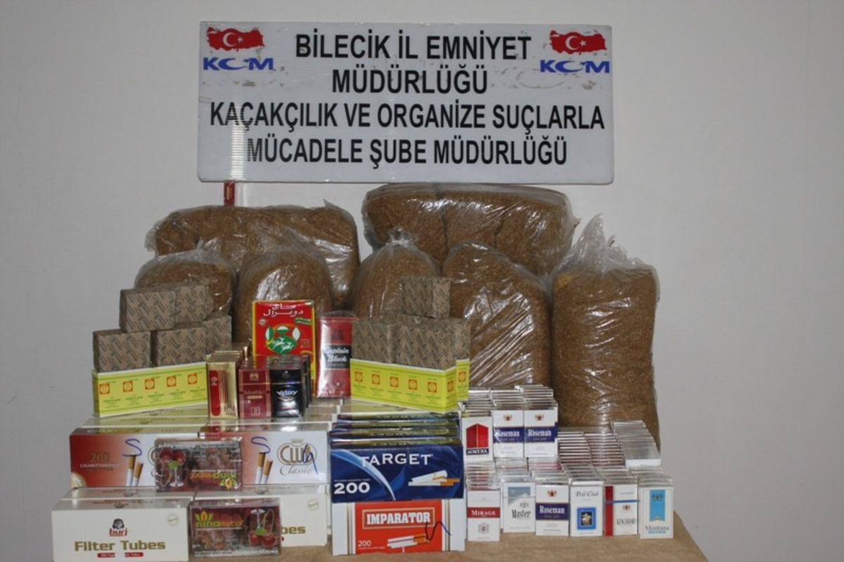 Bilecik\'te Kaçak Tütün Operasyonu