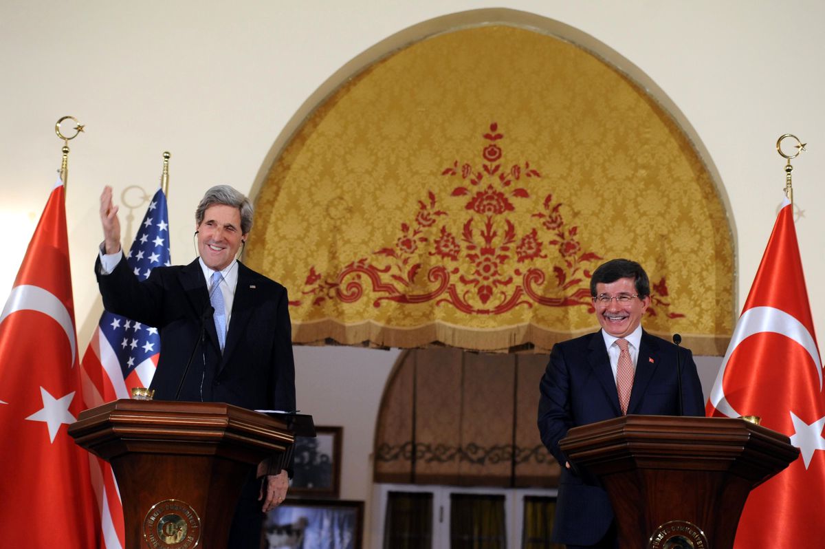 Davutoğlu-Kerry Ortak Basın Toplantısı