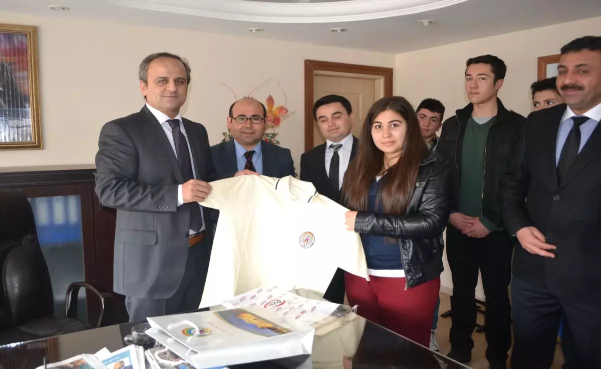 Dev Öğrencilerden Kaymakam Cıbır'a Ziyaret