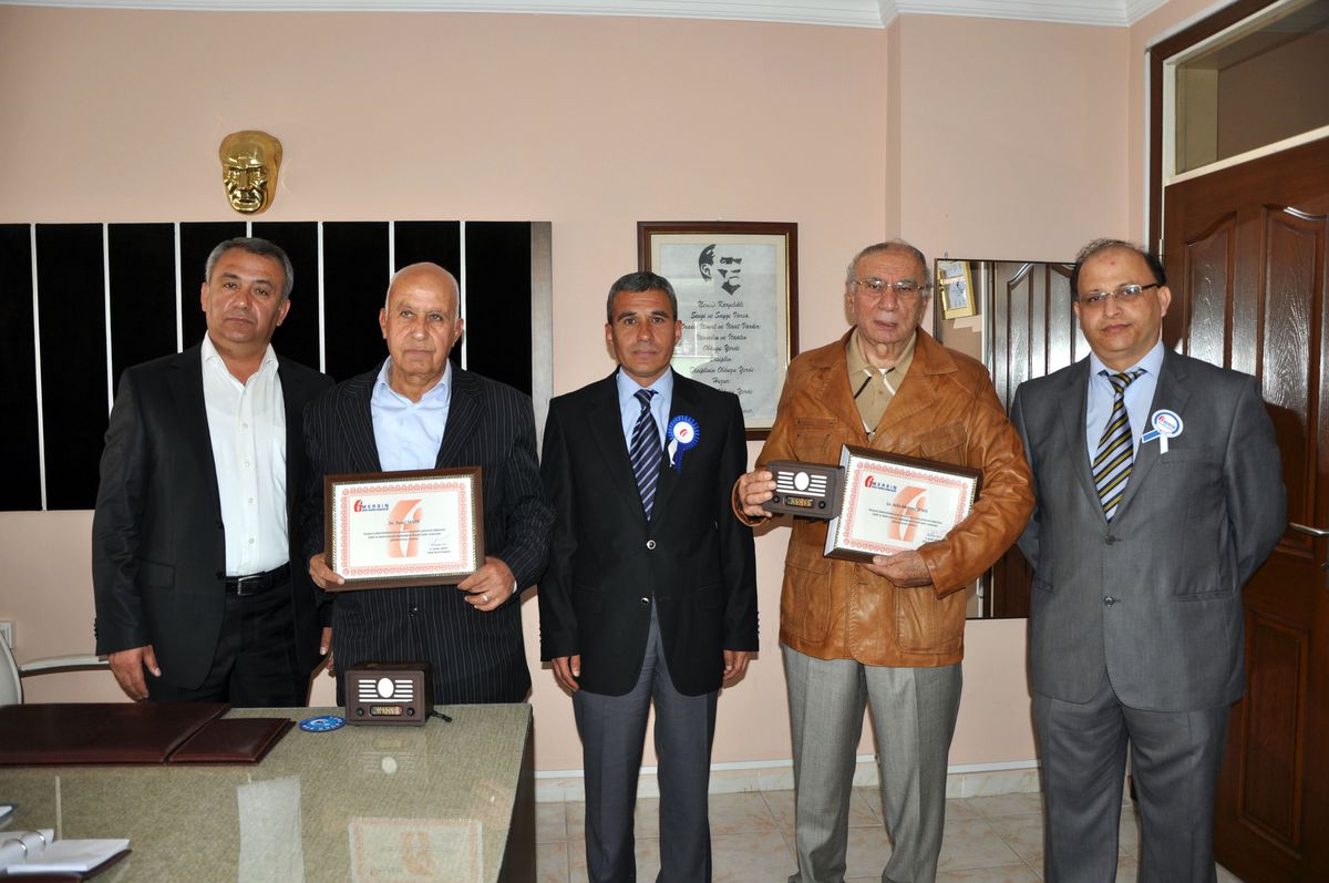 Erdemli\'de Dereceye Giren Mükelleflere Teşekkür Belgesi