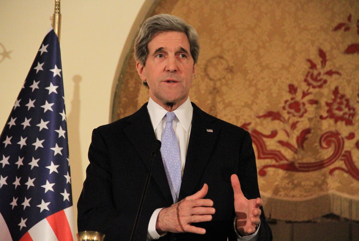Erdoğan, Kerry ile Görüştü