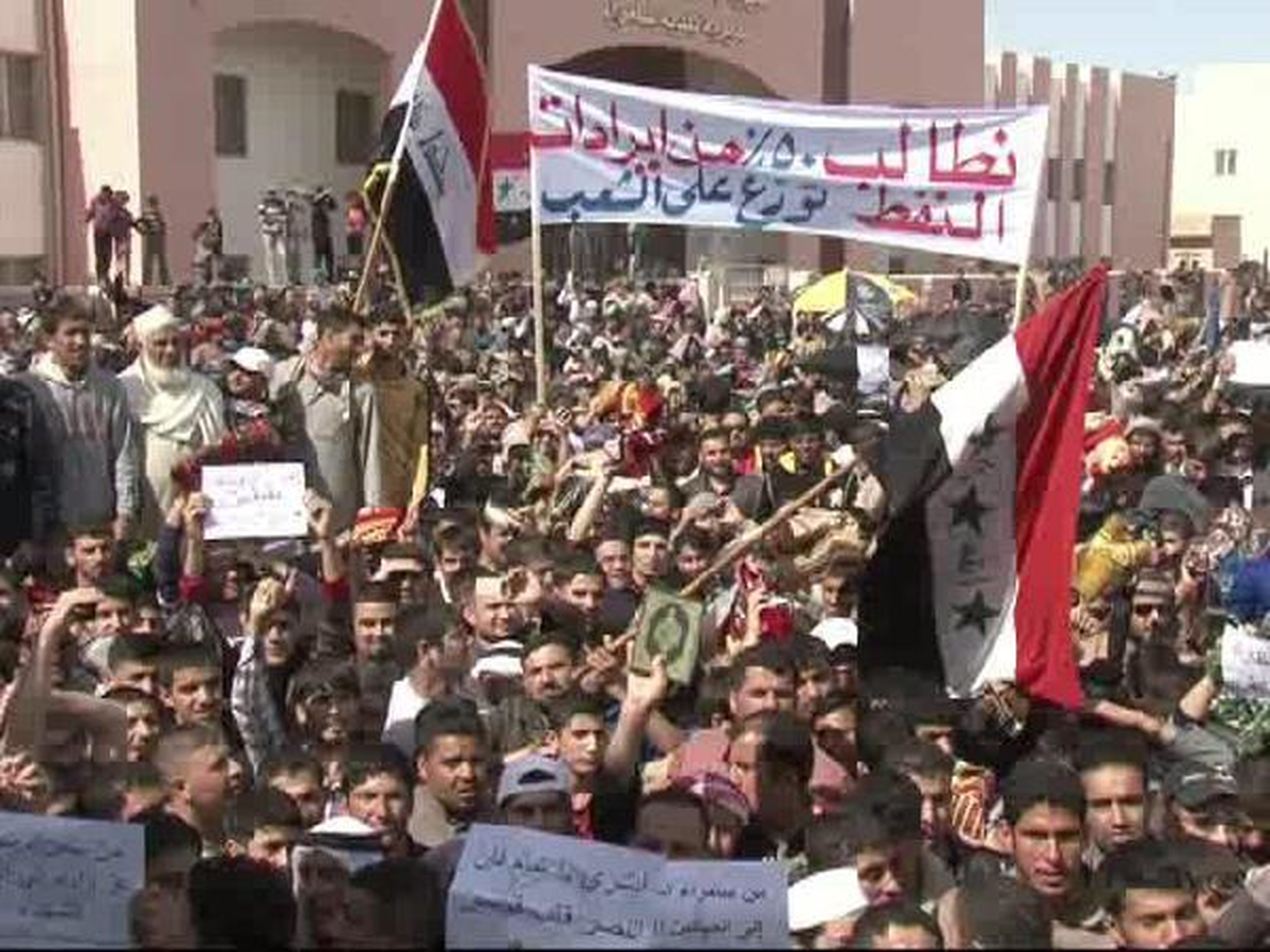 Irak\'ta Cuma Namazı Sonrası Gösteriler