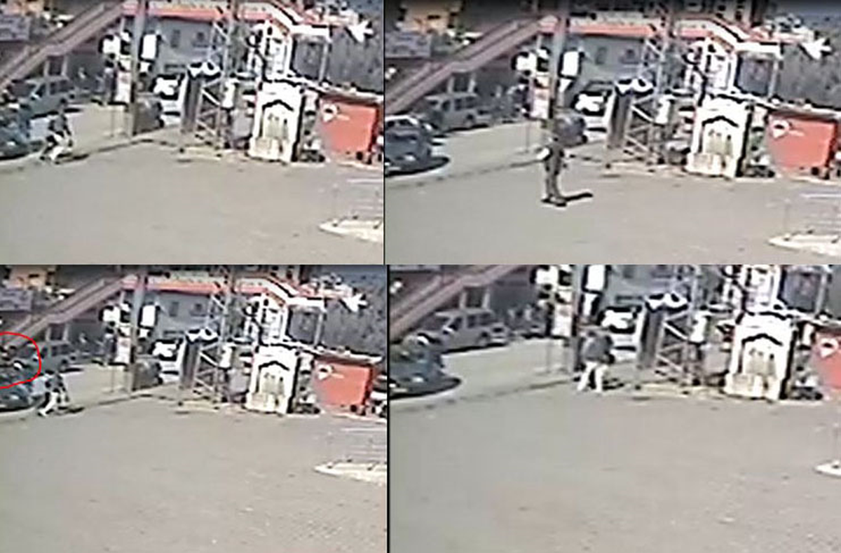 Kaza Anı Güvenlik Kamerasında