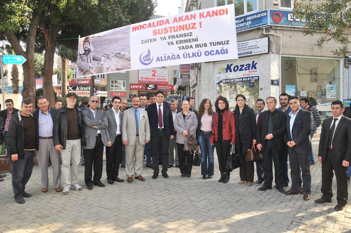 MHP AliağaTeşkilatı, Hocalı Katliamını Kınadı