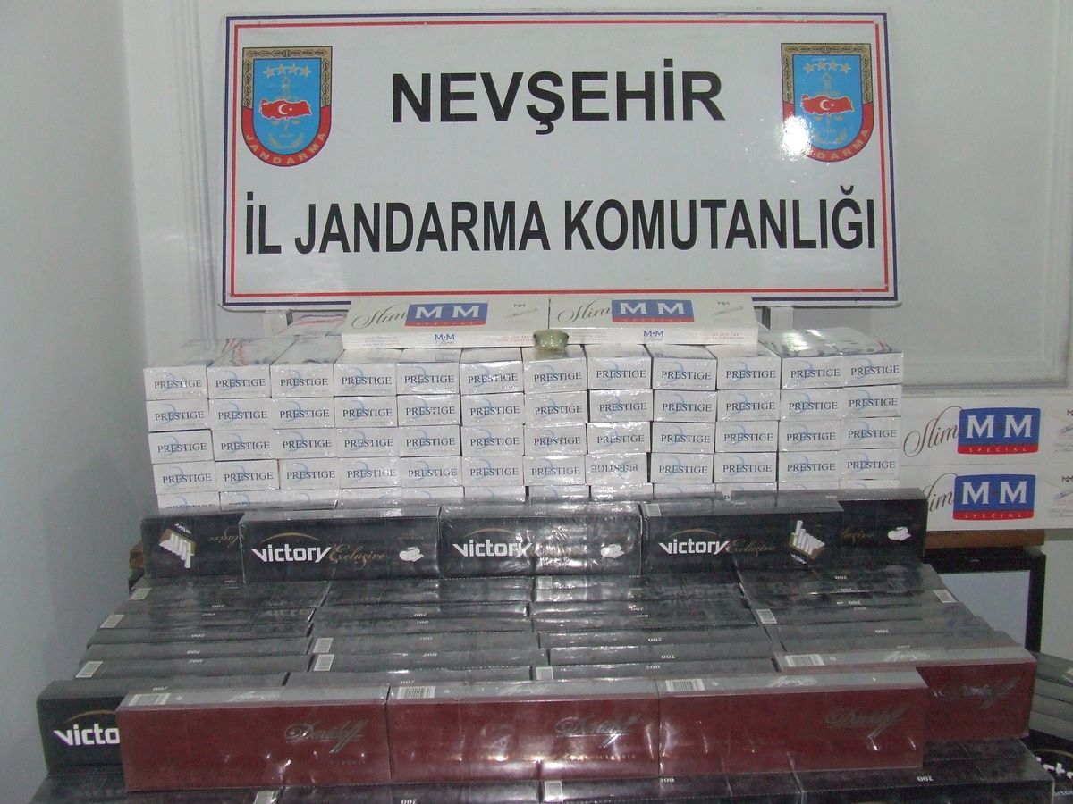 Nevşehir\'de Kaçak Sigara Operasyonu