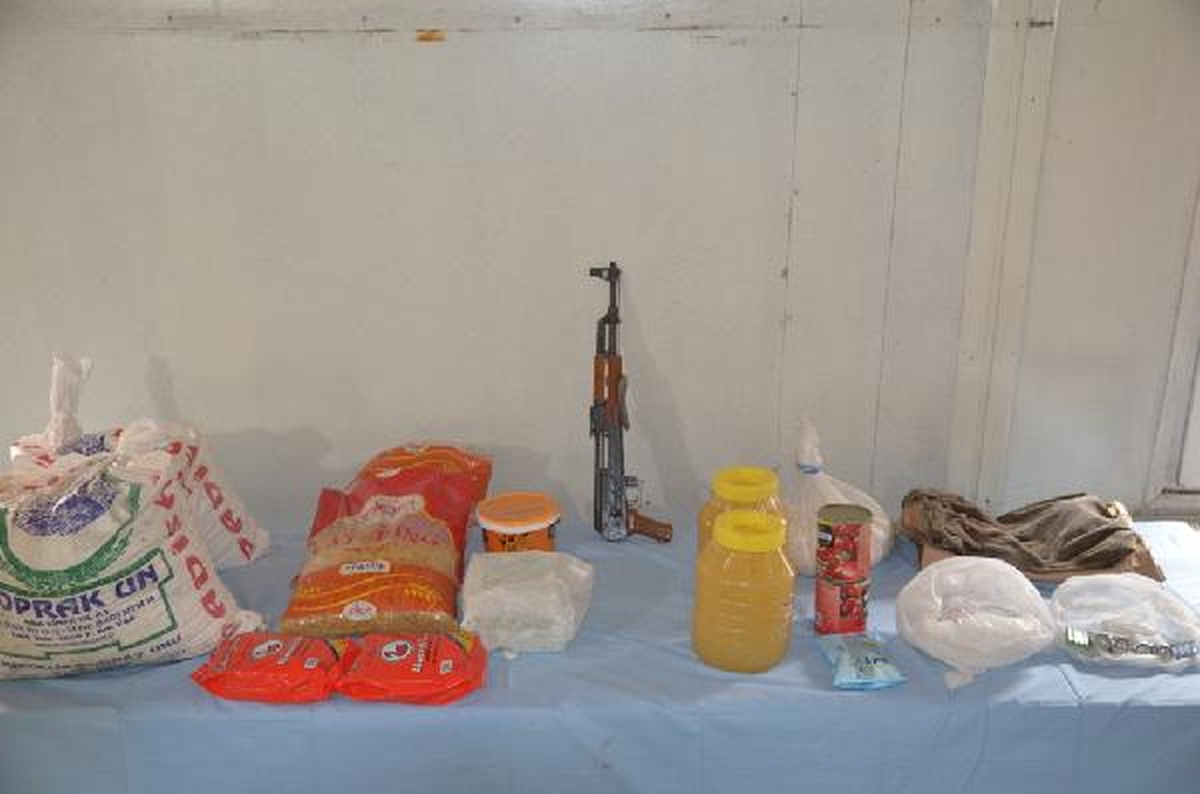PKK Mağarasında Kalaşnikof Ele Geçti