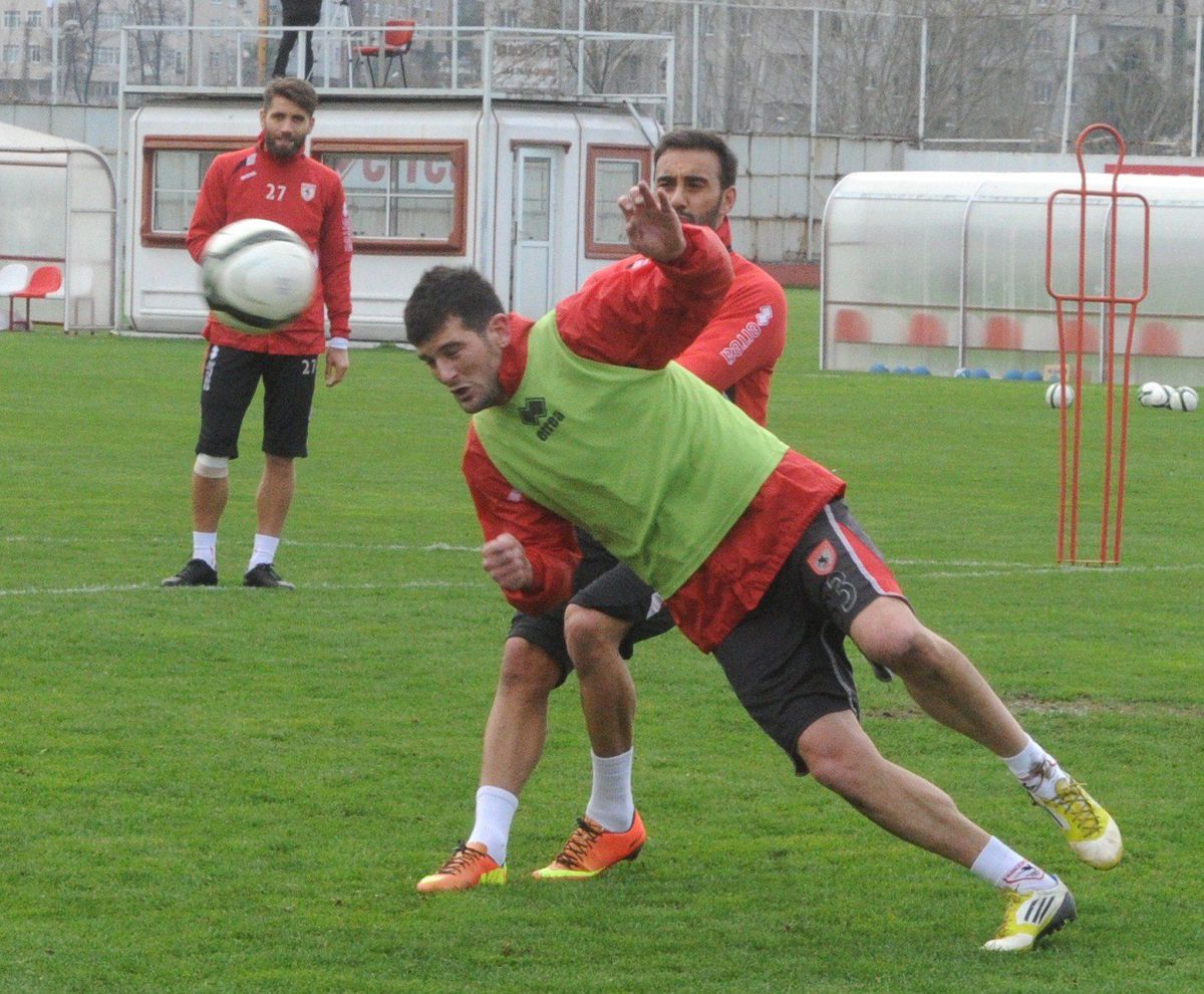 Samsunspor Şut Çalıştı
