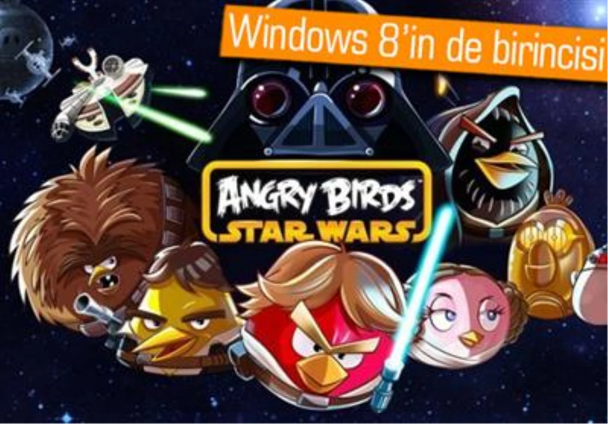 Angry Birds Windows 8\'in Bir Numarası