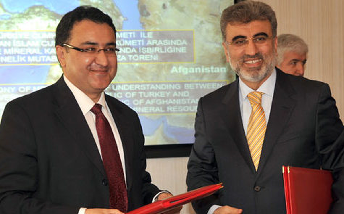 Bakan Yıldız, Afganistan Maden Bakanı ile Görüştü