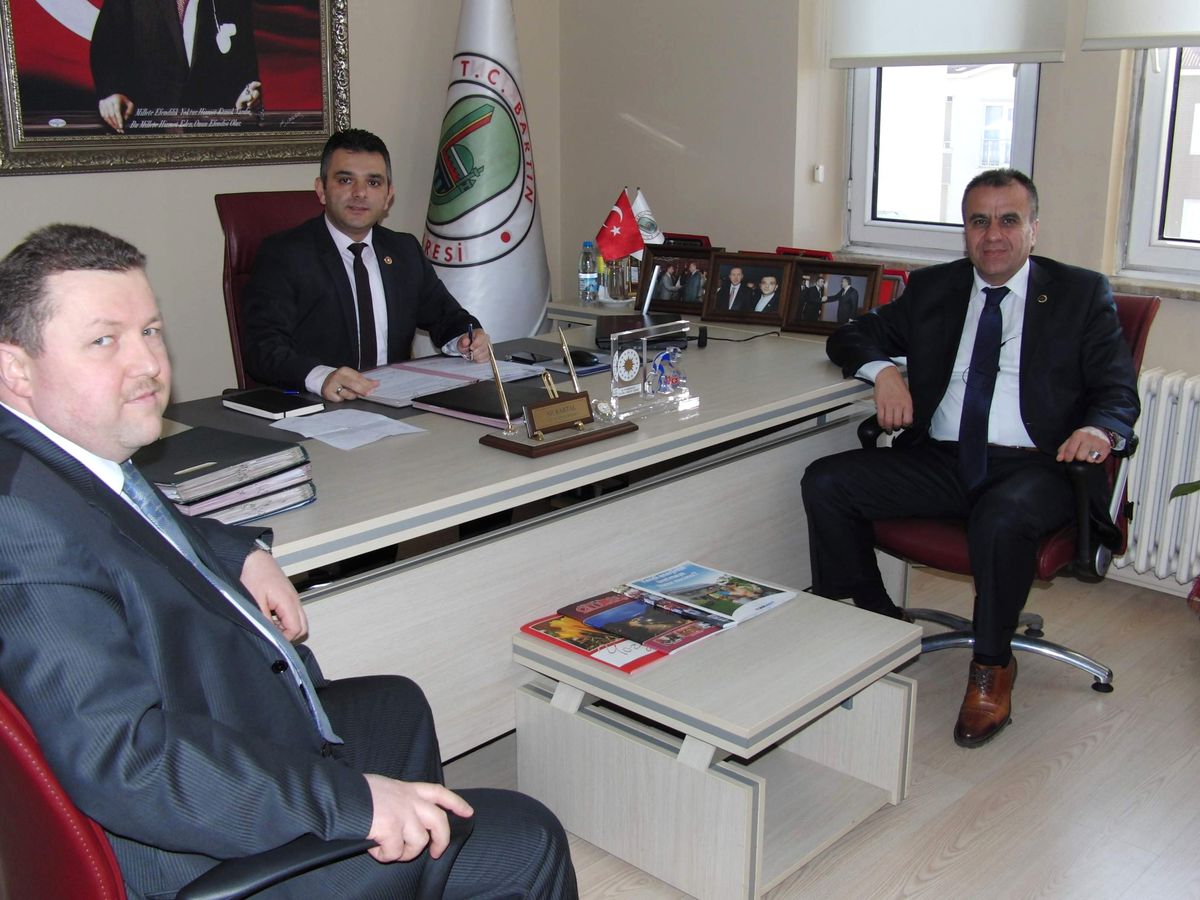 Bartın Belediyeler Birliğinden Başkan Kartal\'a Ziyaret