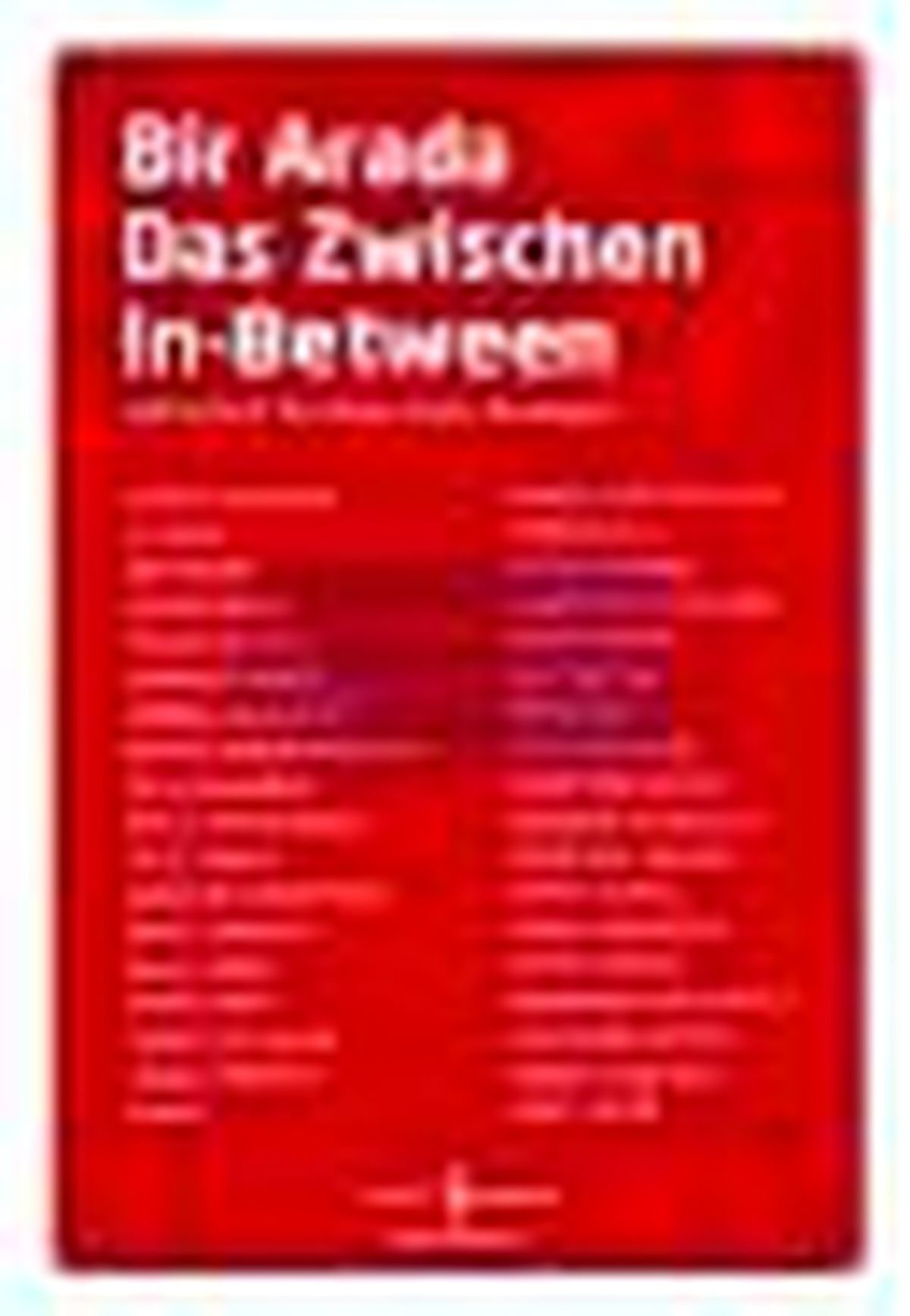 Bir Arada - Das Zwischen - In Between Kitabı