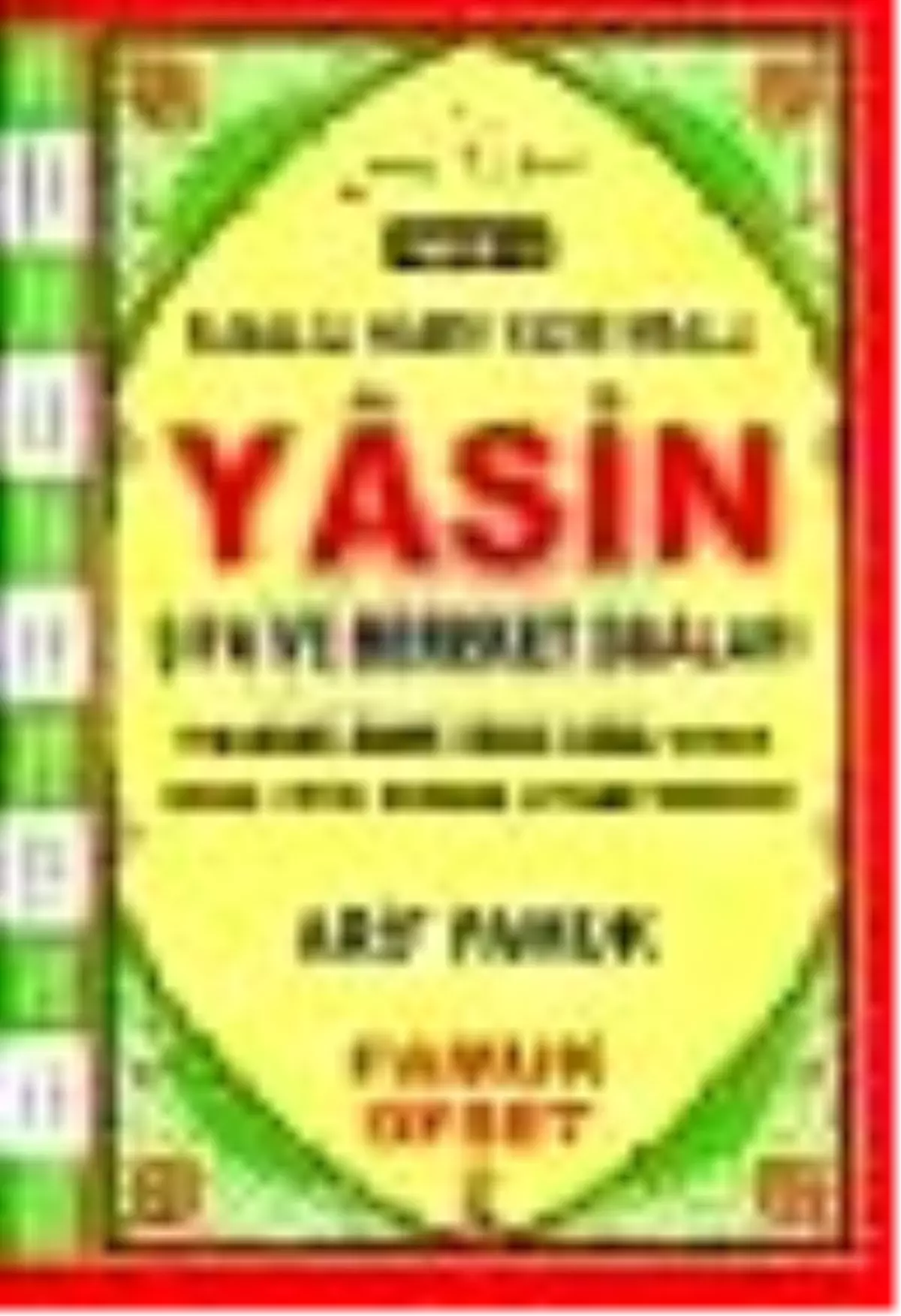 Fihristli Elmalılı Hamdi Yazır Mealli Yasin Şifa ve Bereket Duaları Kitabı