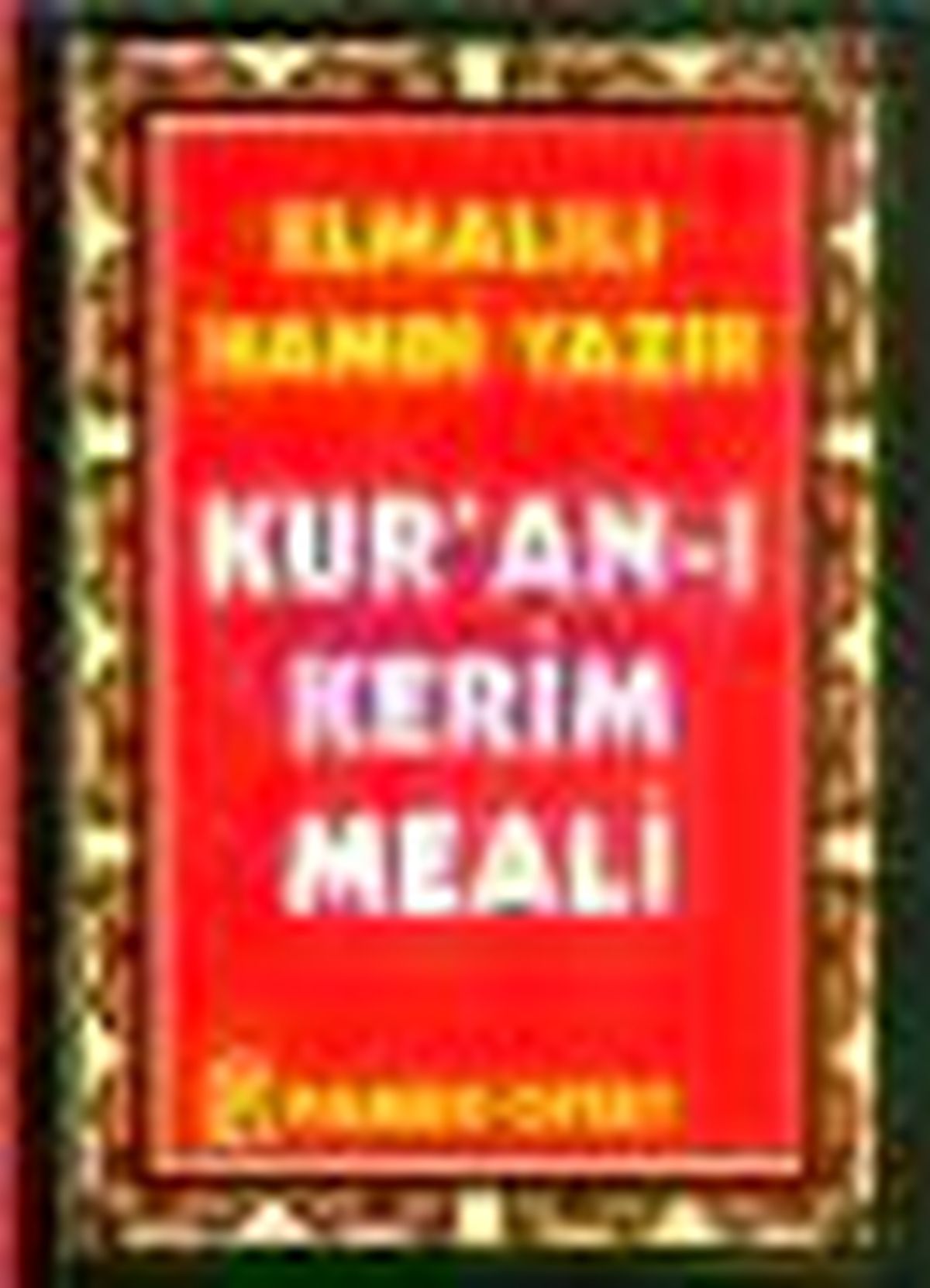 Kur\'an-ı Kerim Meali (Cep Boy) Kitabı