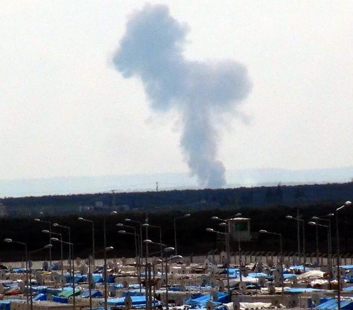 Suriye Uçakları Bombaladı, Patlama Sesi Kilis\'ten Duyuldu