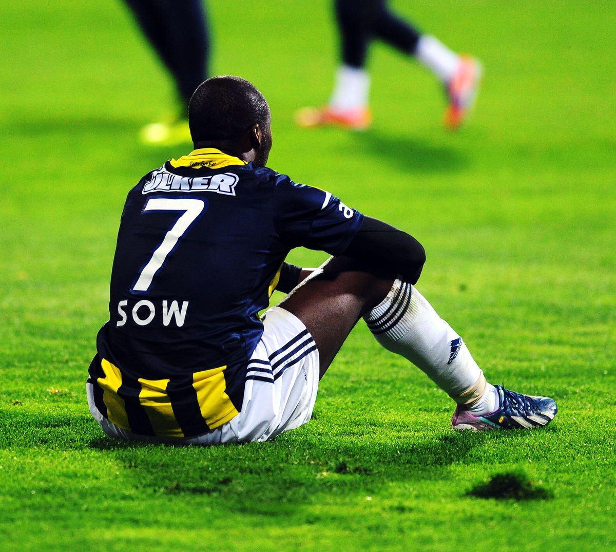 Beşiktaş - Fenerbahçe Maçının Ardından (1) Fenerbahçeli Futbolcu Moussa Sow."Lig Uzun Soluklu Bir...
