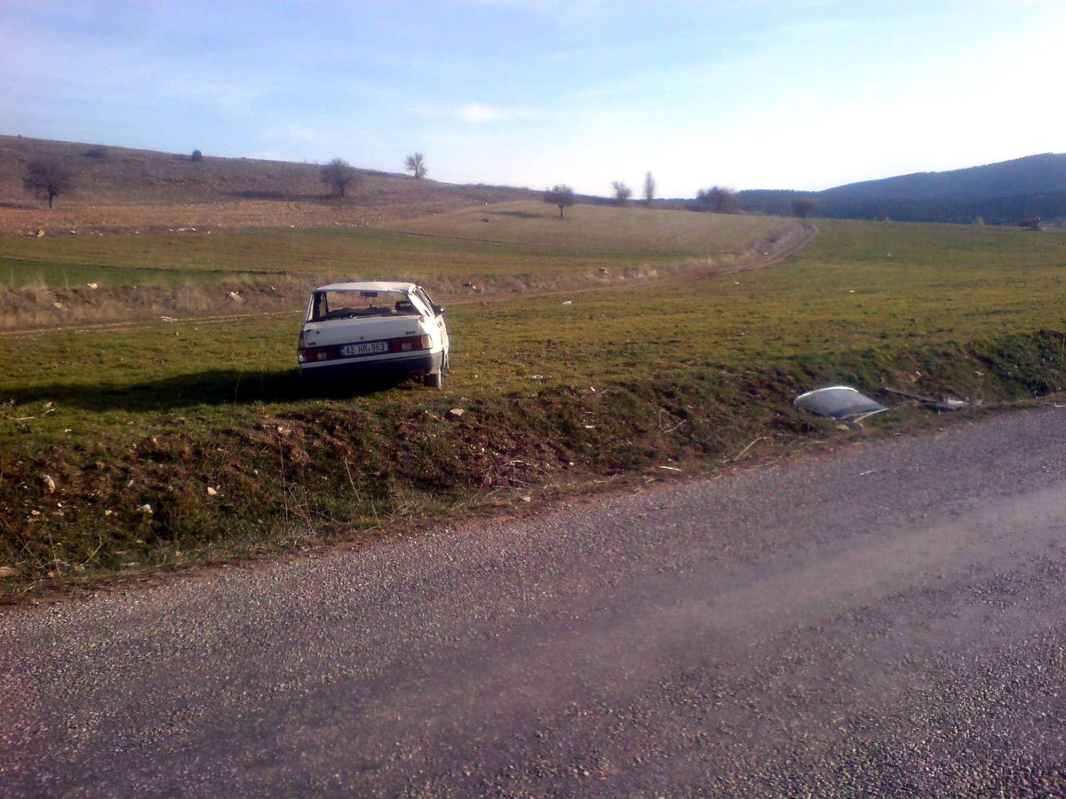 Beyşehir\'de Trafik Kazası: 1 Yaralı