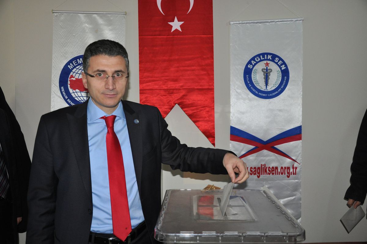 Kırıkkale Sağlık-Sen Şubesinin Yeni Başkanı Recep Akdoğan