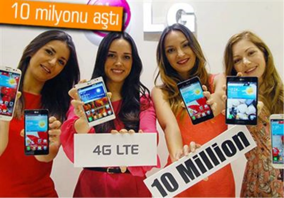 Lg 10 Milyon 4g\'li Telefon Sattı