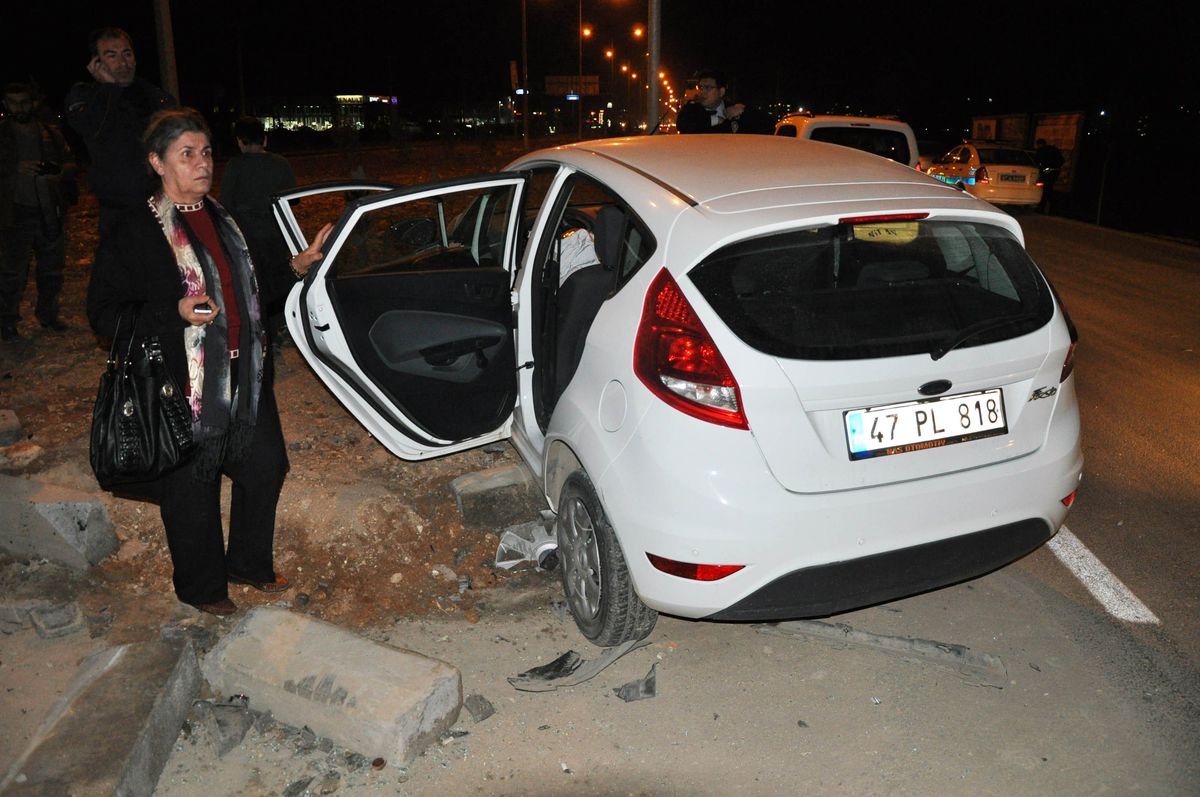Mardin\'de Trafik Kazası: 2 Yaralı