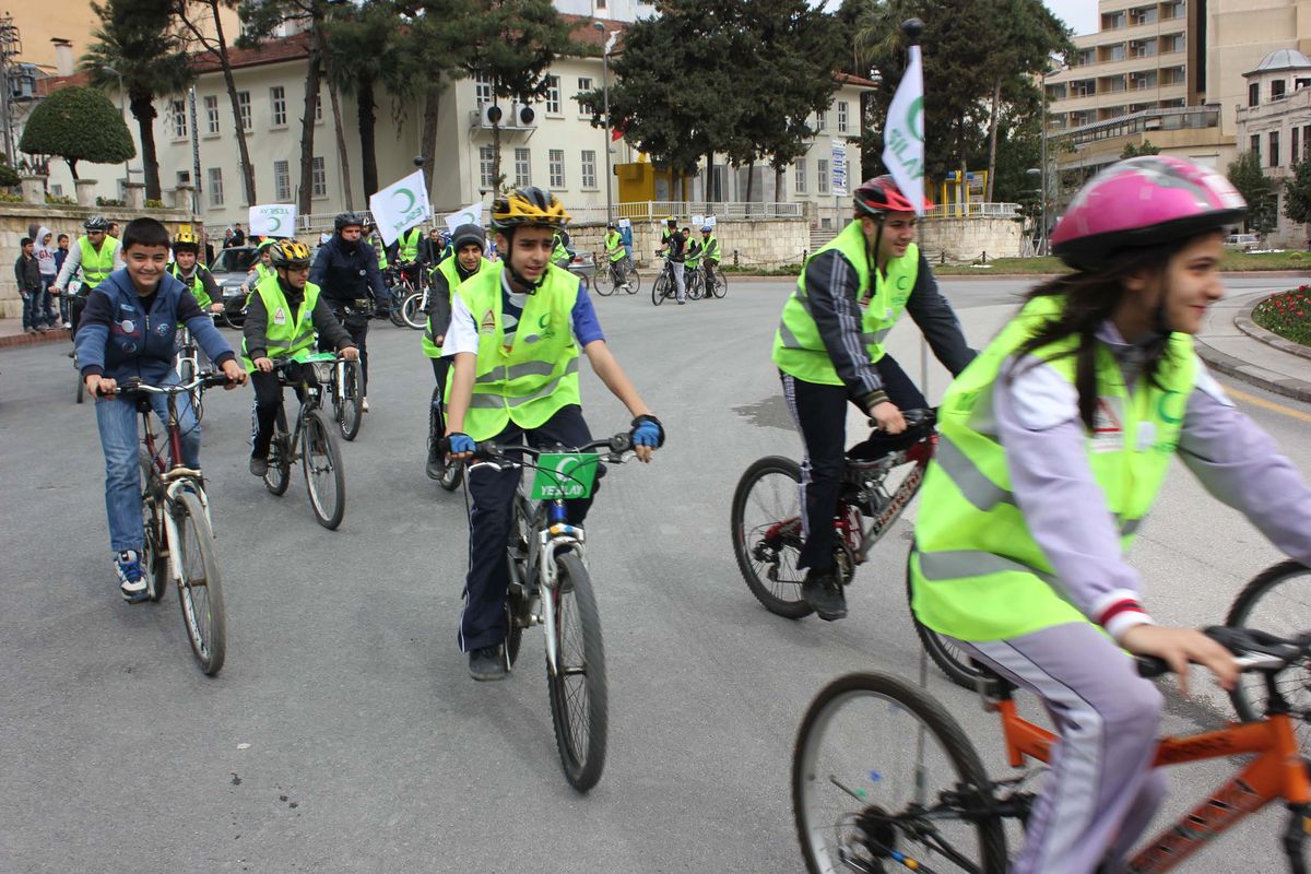 Yeşilay\'dan Hatay\'da Bisiklet Turu