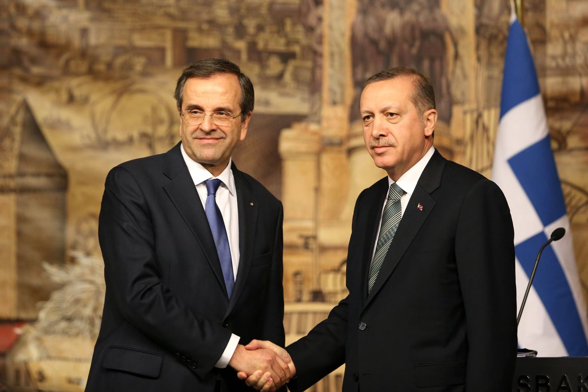Başbakan Erdoğan, Samaras Onuruna Yemek Verdi