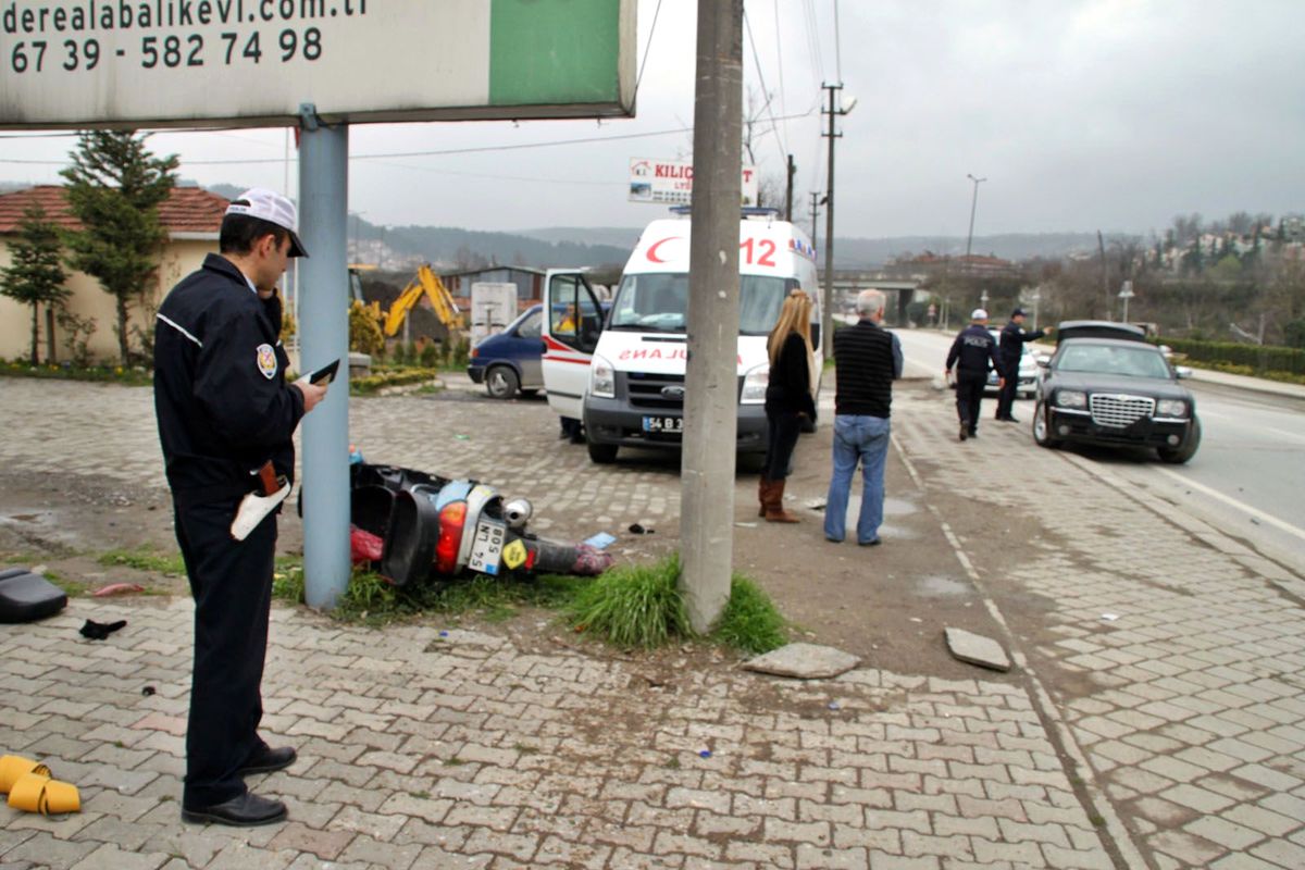 Burdur\'da Trafik Kazası: 1 Yaralı