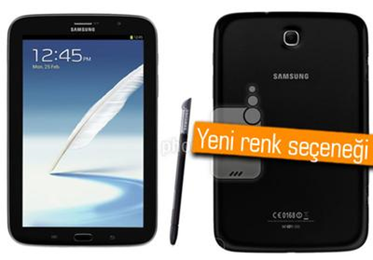 Kömür Siyahı Galaxy Note 8.0 Sızdı