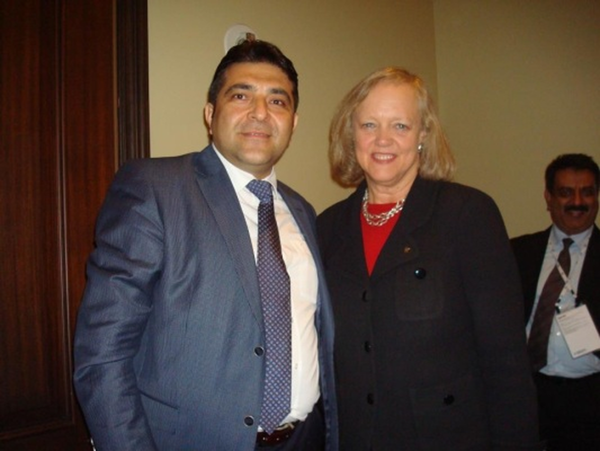 Murat Tepeli, Meg Whitman ile Görüştü