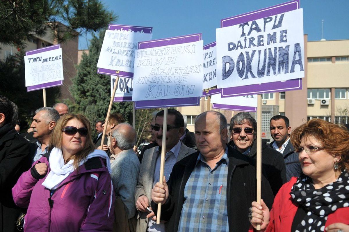 Nilüfer Kent Konseyi\'nden \'Tapu\' Tepkisi