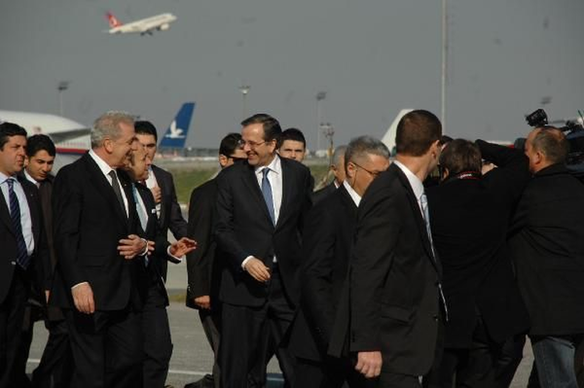 Yunanistan Başbakanı Antonis Samaras, Türkiye\'ye Geldi