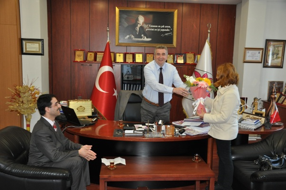 Okul Aile Birliği Başkan Cem Kara\'yı Ziyaret Etti