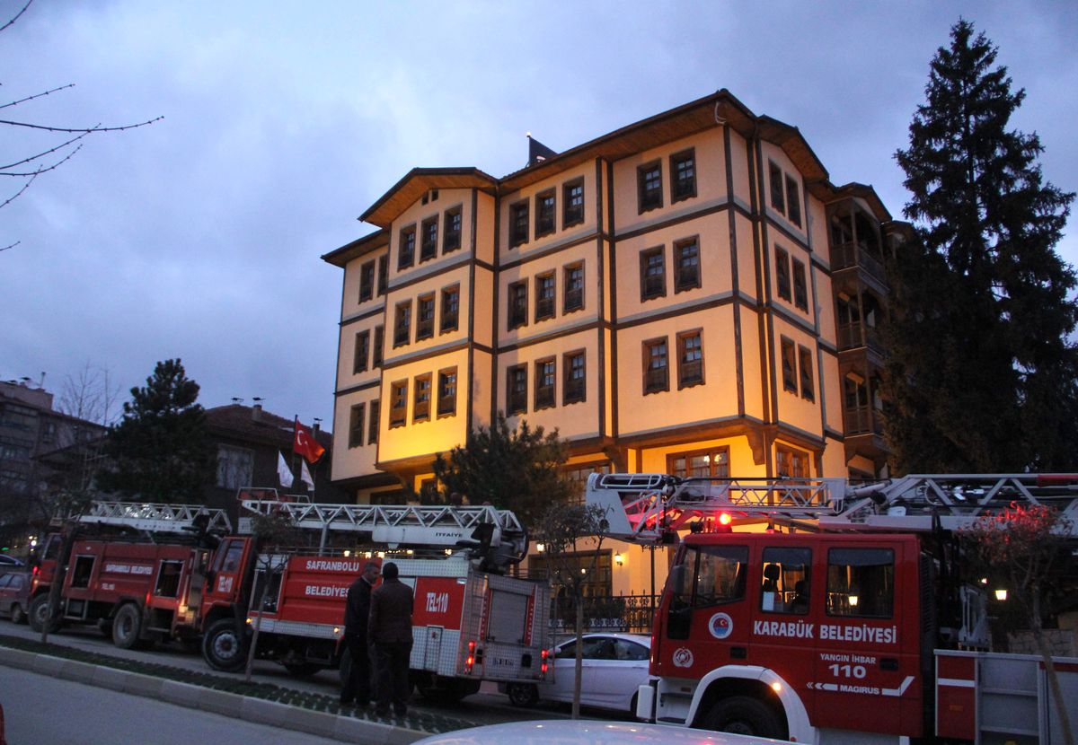 Safranbolu\'da Yangın Paniği