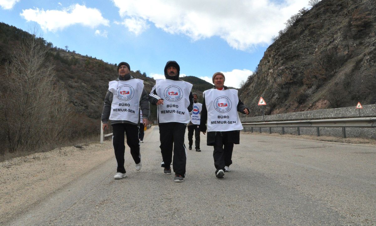 Yazgan\'ın Yürüyüş Eyleminde Ankara\'ya Son 80 Kilometre