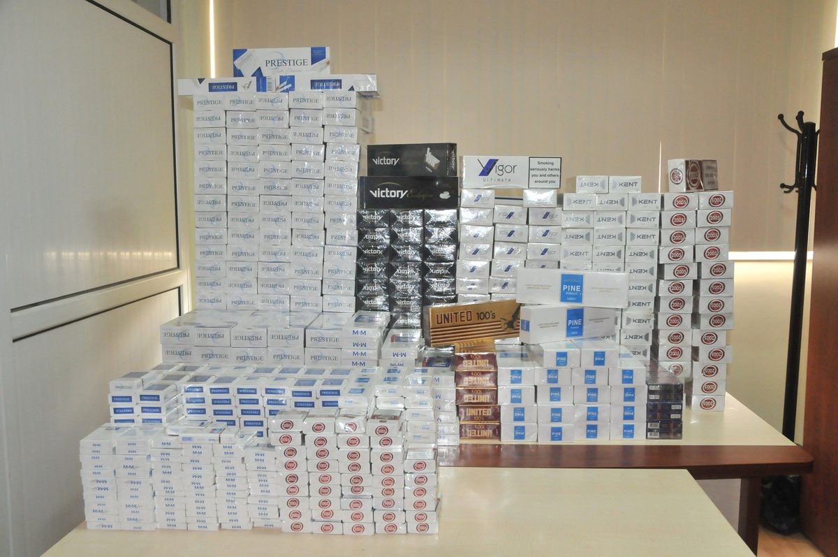 6 Bin 789 Paket Gümrük Kaçağı Sigara Ele Geçirildi